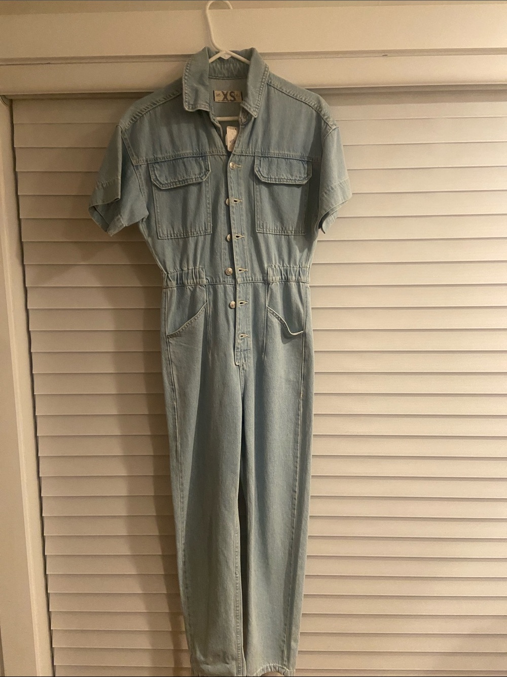 Free People Denim Jumpsuit